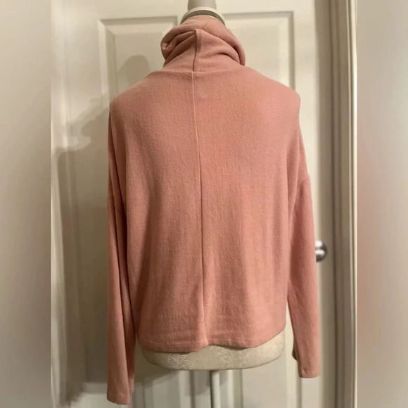 Z Supply The Soft Spun Skimmer Mock Pullover Light Pink Size XS - Picture 8 of 11